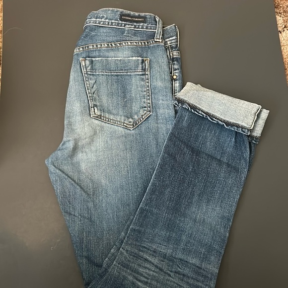 Citizens Of Humanity Denim - Citizens of Humanity Mandy High Waist Retro Slim Roll Up SZ 26